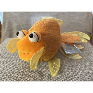 GANZ Retired Webkinz Fantail Goldfish HM218 Sealed Code Plush Stuffed Animal Toy